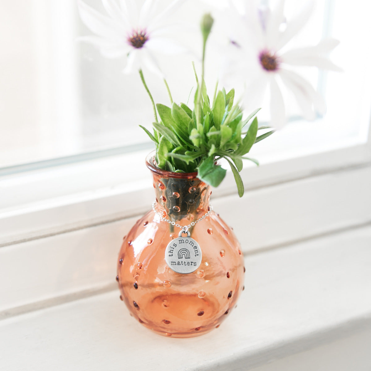 This Moment Matters Necklace (Pewter)