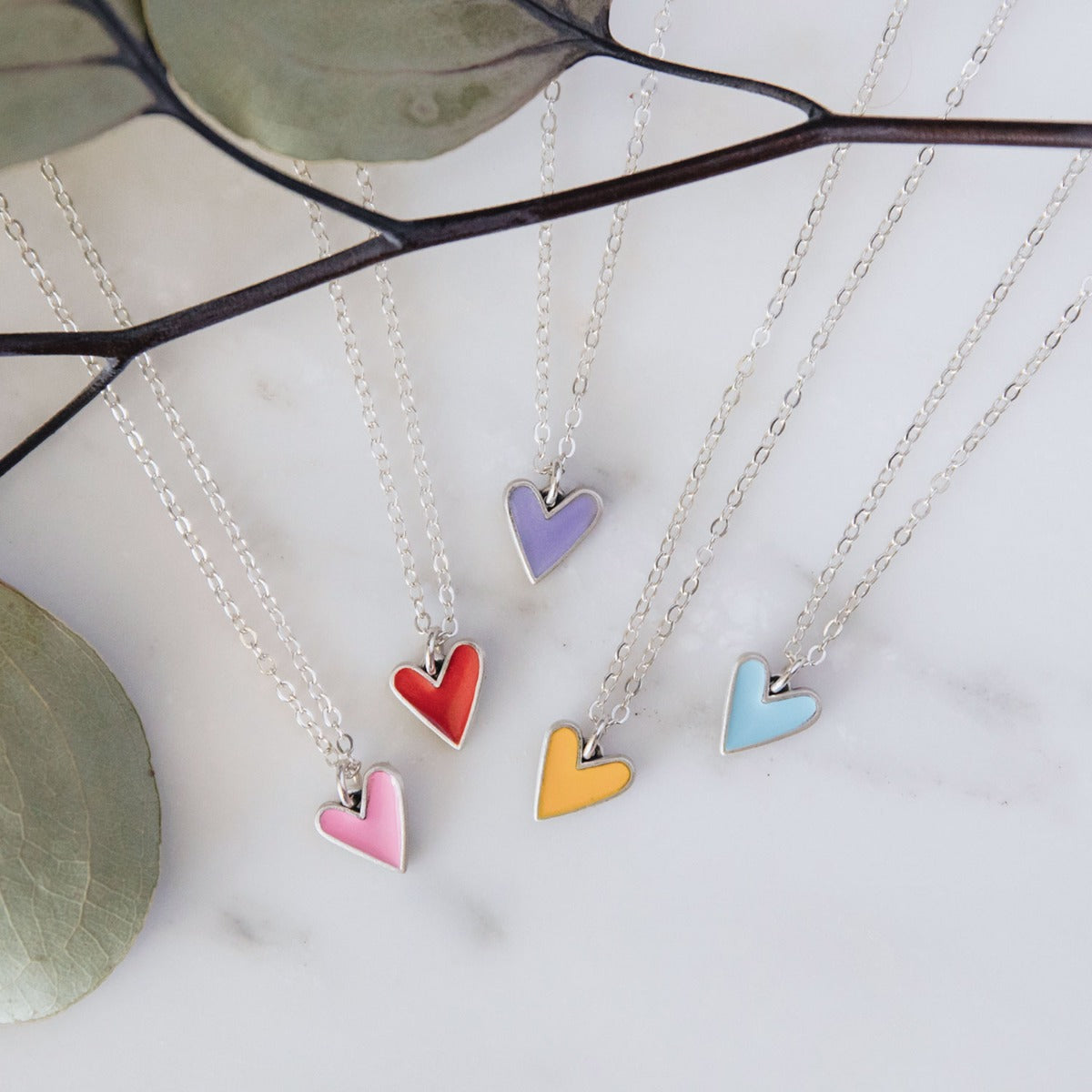 Brave Love Tiny Heart Bundle (Sterling Silver)