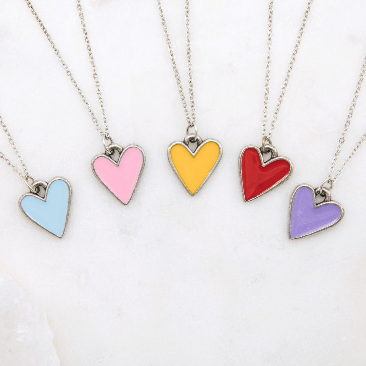 Brave Love® Heart Necklace (Pewter) - Lisa Leonard Designs