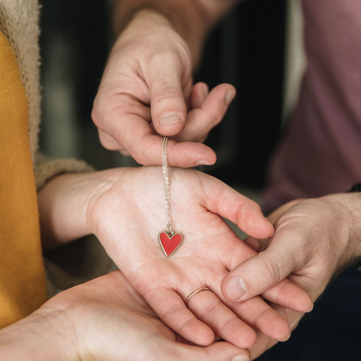 Brave Love® Heart Necklace (Pewter) - Lisa Leonard Designs