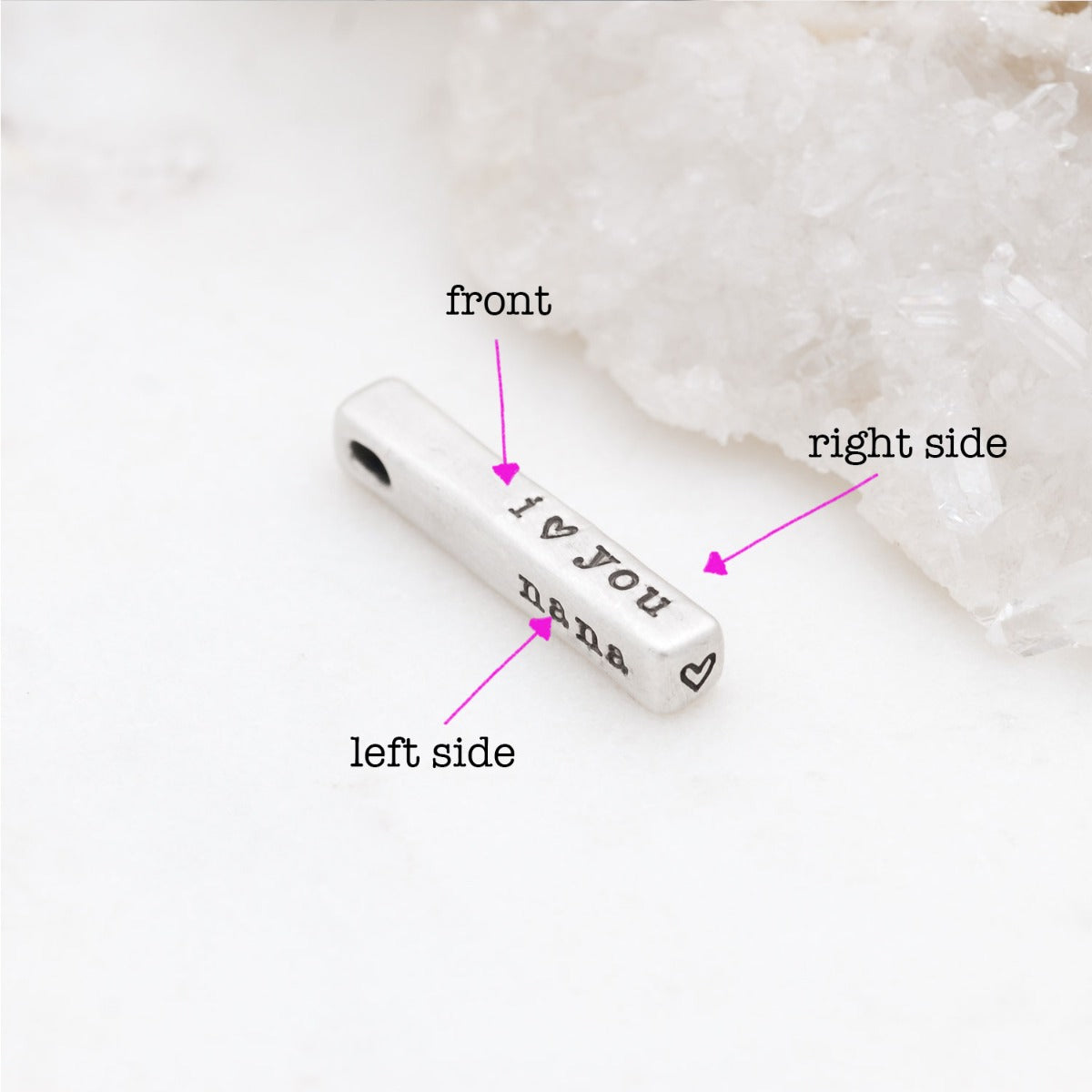 What Matters Most Charm - 3 Sides (Sterling Silver) - Lisa Leonard Designs