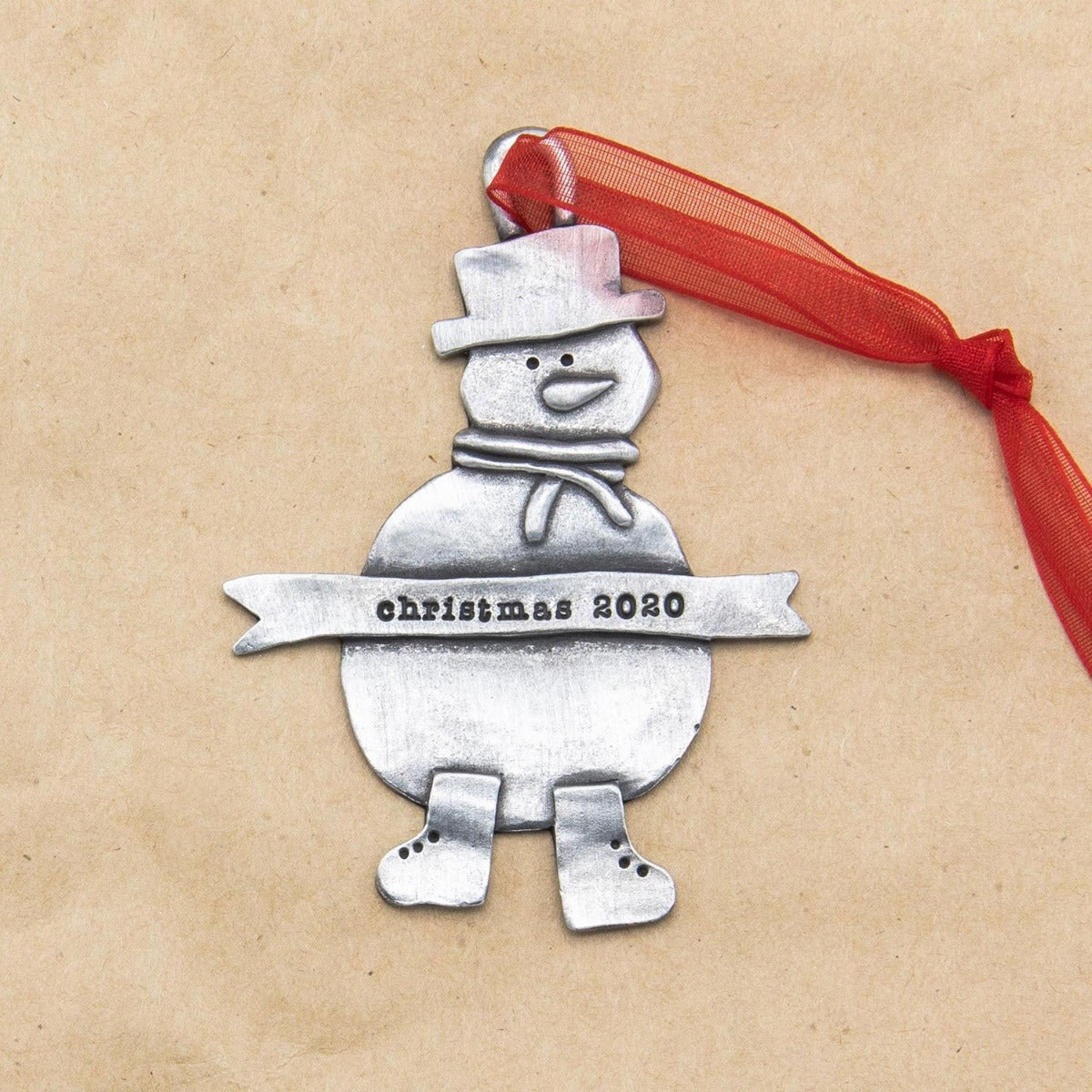 Snowman Ornament (Pewter)