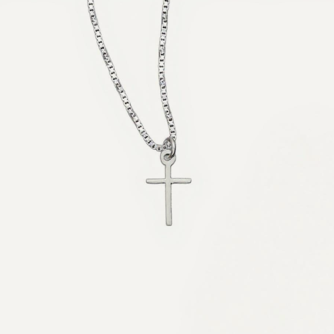 Loved & Accepted Cross Necklace (Sterling Silver)