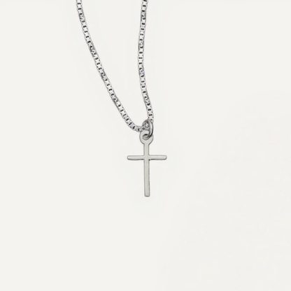 Loved & Accepted Cross Necklace (Sterling Silver)