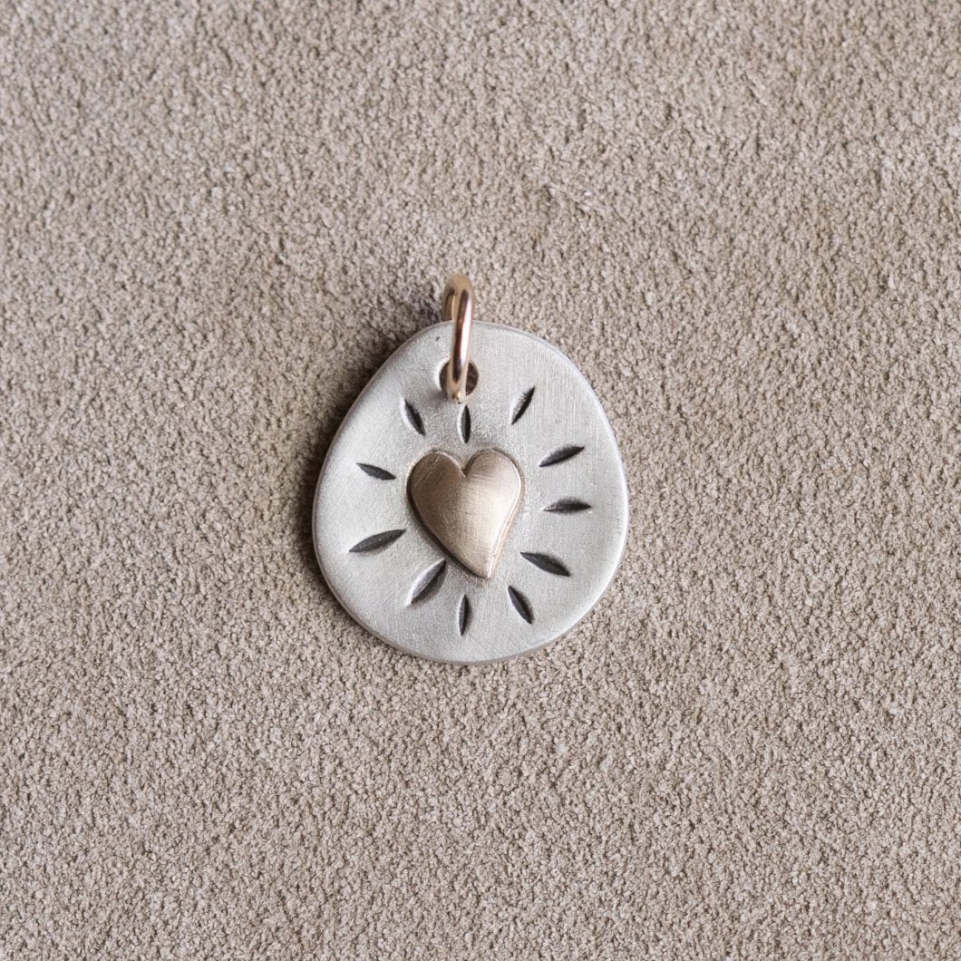 Shining Heart Charm Buildable Collection (Sterling Silver) - Lisa Leonard Designs