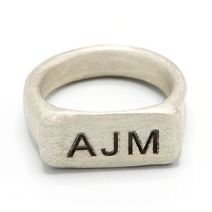 Make Your Mark Signet Ring (Sterling Silver)