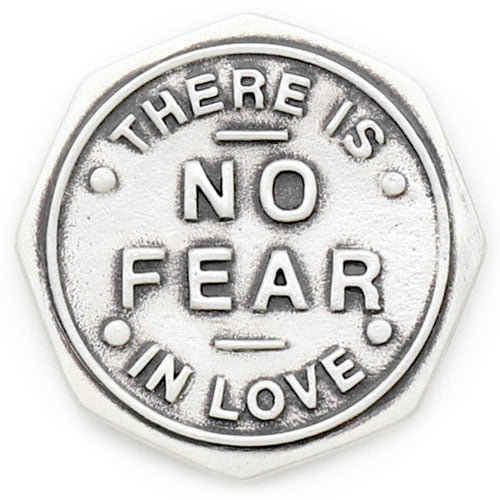 No Fear in Love Pocket Coin (Sterling Silver)