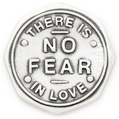 No Fear in Love Pocket Coin (Sterling Silver)