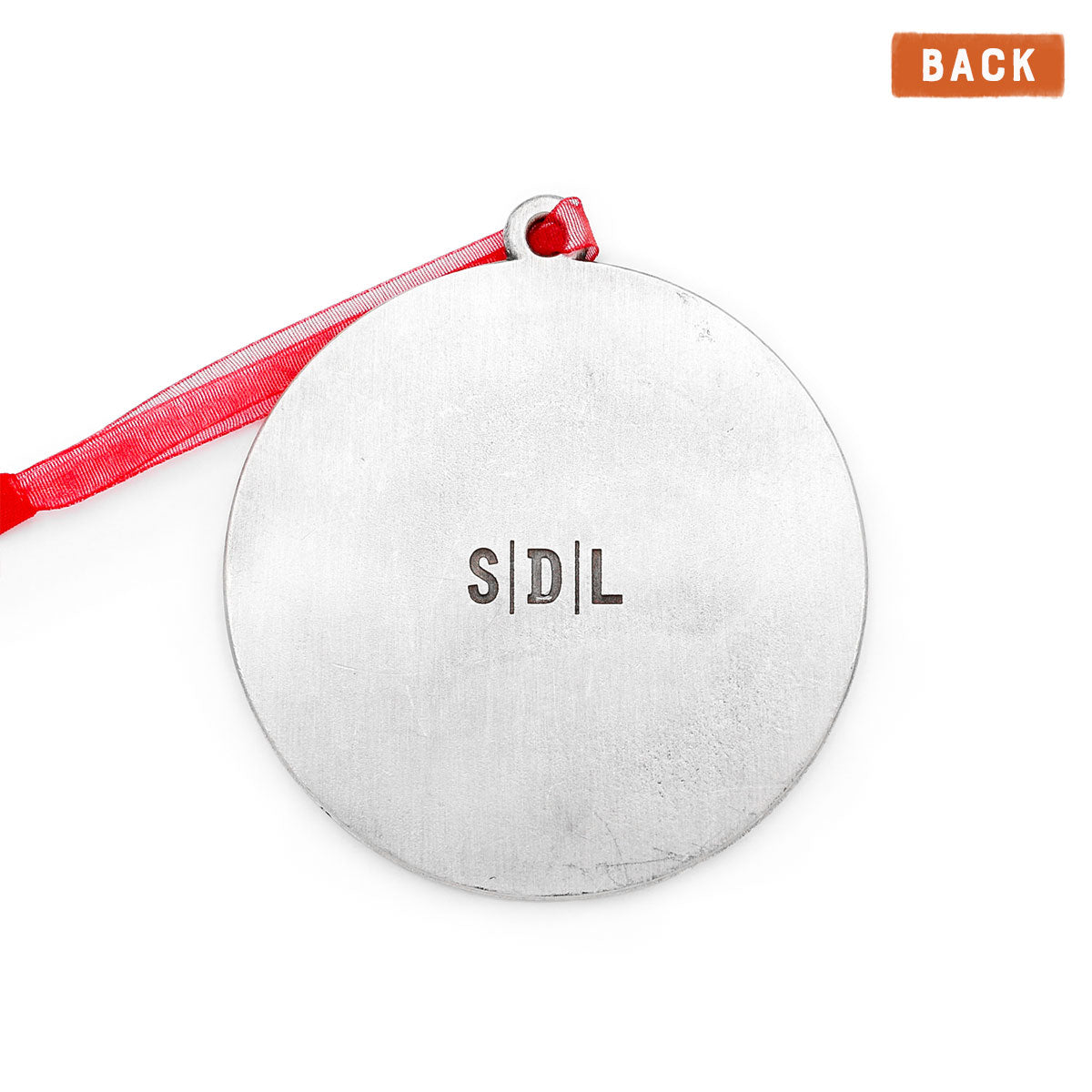 Relax and Enjoy Pub Coaster Ornament (Pewter)