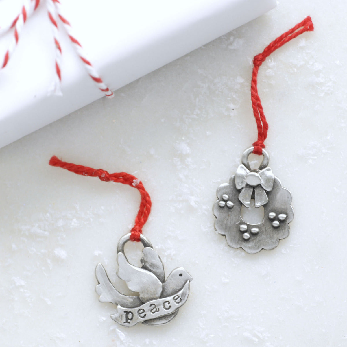 Our Christmas Tradition Advent Ornament Set (Pewter)