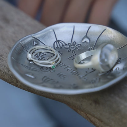 Beauty Surrounds Us Keepsake Dish (Pewter)