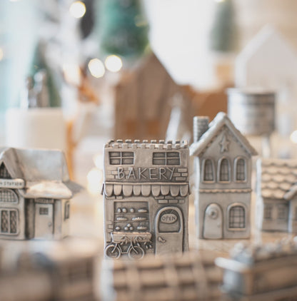 Bakery Winter Wonderland Village add-on (Pewter)