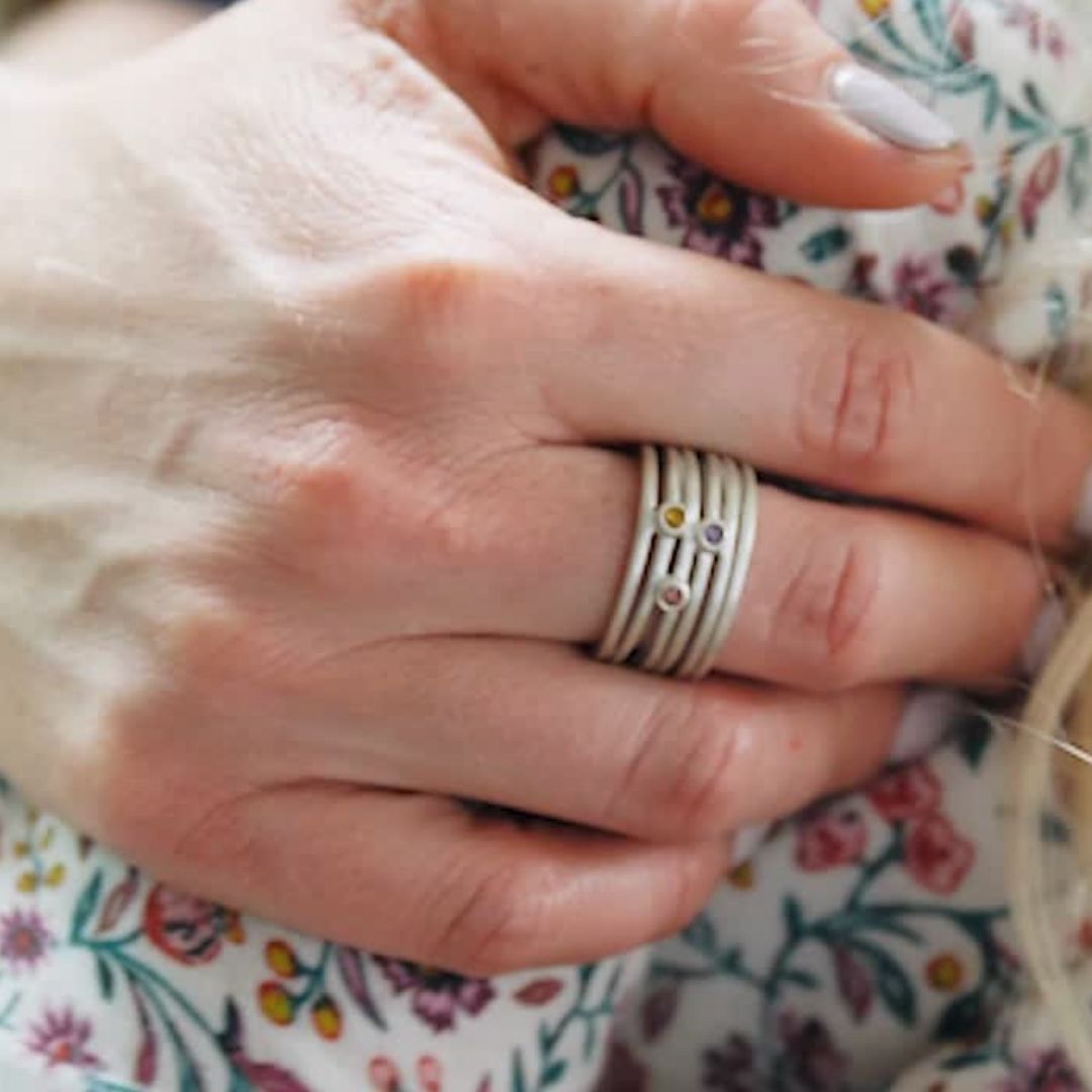 Always Together Birthstone Ring (Sterling Silver) - Lisa Leonard Designs