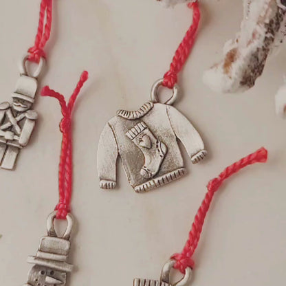 Our Christmas Tradition Advent Ornament Set (Pewter)