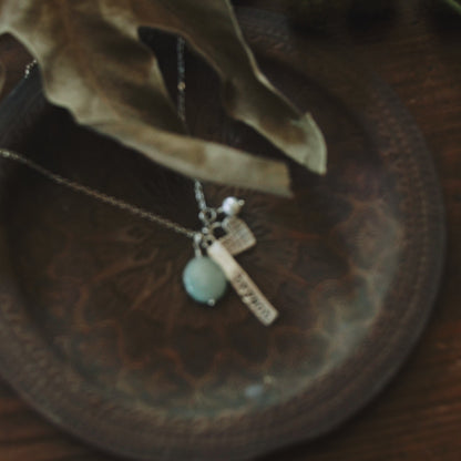 Cross My Heart Necklace (Sterling Silver)