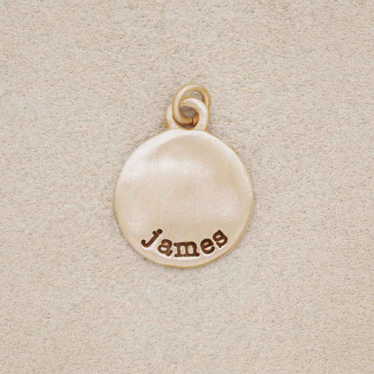 Round Tag (14K Solid Gold) - Lisa Leonard Designs