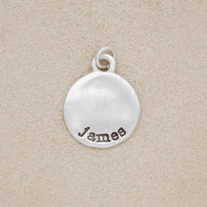 Round Tag (Sterling Silver)
