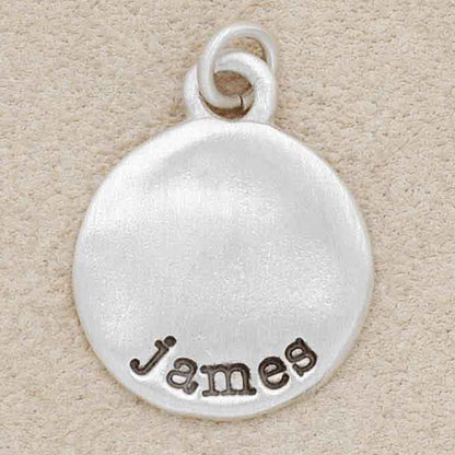 Round Tag (Sterling Silver)
