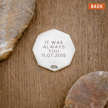 No Fear in Love Pocket Coin (Sterling Silver)