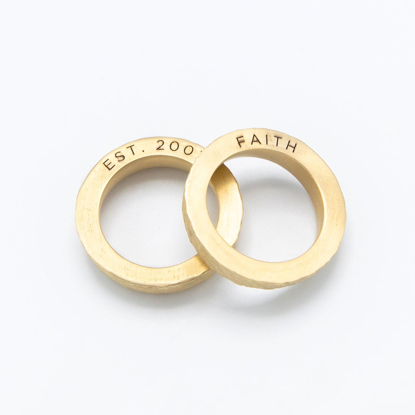 Life Together Ring Pair (14K Solid Gold)