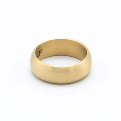 Collide with the Sky Ring (Smooth 14K Solid Gold)
