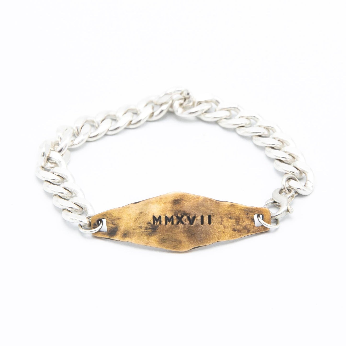 Identity Bracelet (Sterling Silver + Brass)