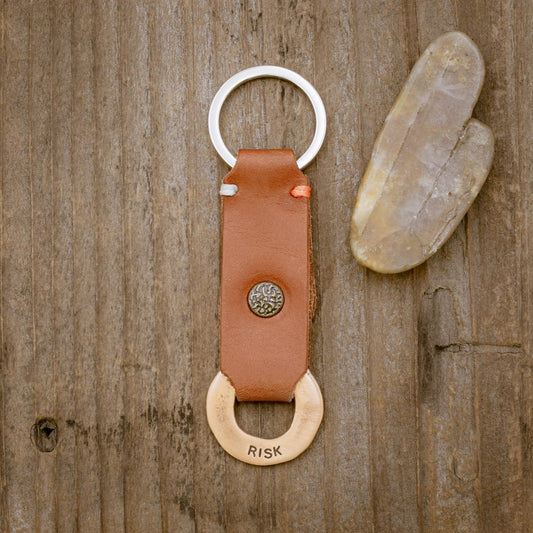 Totality Risk Key Ring (Brass)