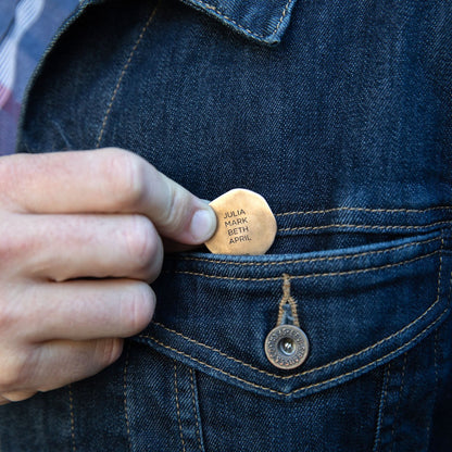 Roman Cross Pocket Coin (Brass)