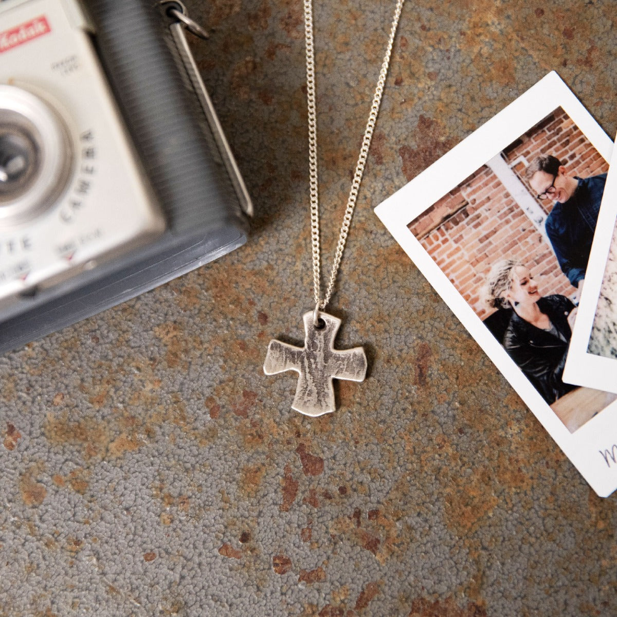 Steadfast Cross Necklace (Sterling Silver)
