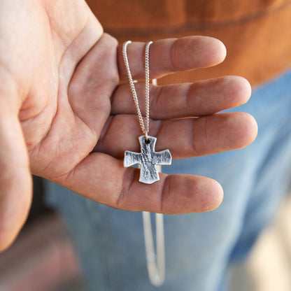 Steadfast Cross Necklace (Sterling Silver)