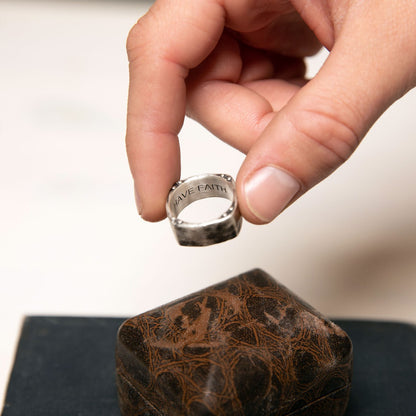 Strong + True Ring (Sterling Silver)