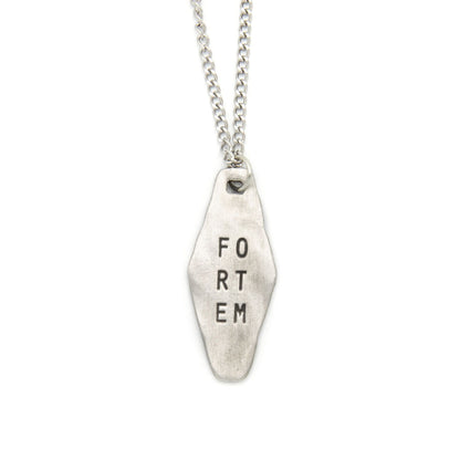 Fortem Identity Tag Necklace (Pewter)