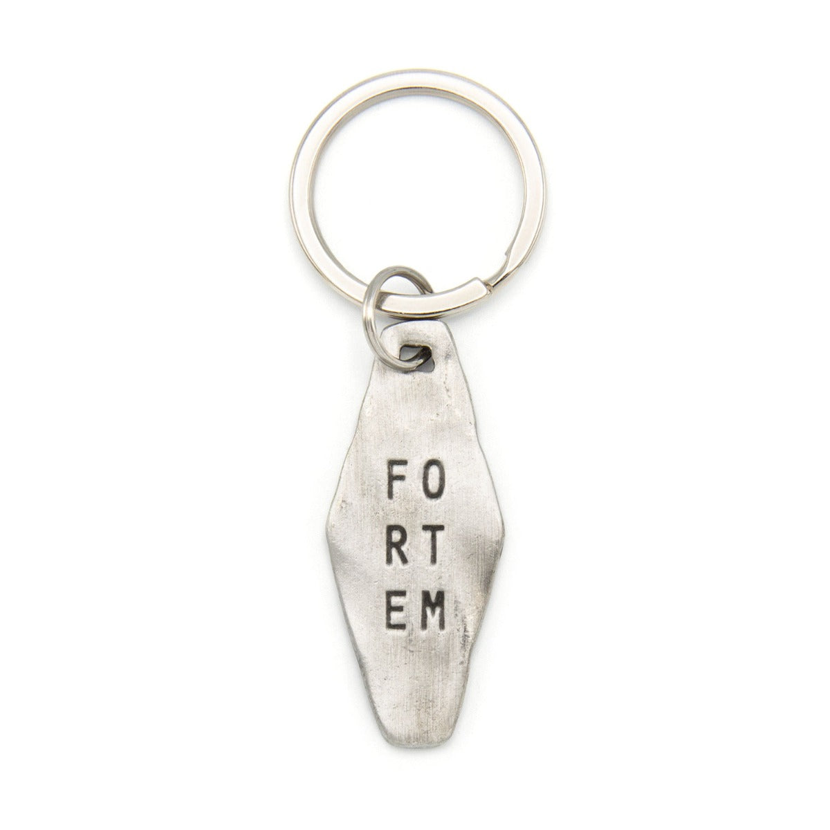 Fortem Identity Tag Key Ring (Pewter)