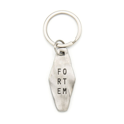 Fortem Identity Tag Key Ring (Pewter)