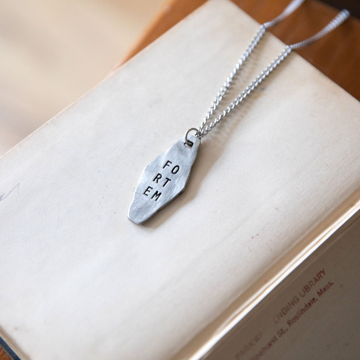 Fortem Identity Tag Necklace (Pewter)