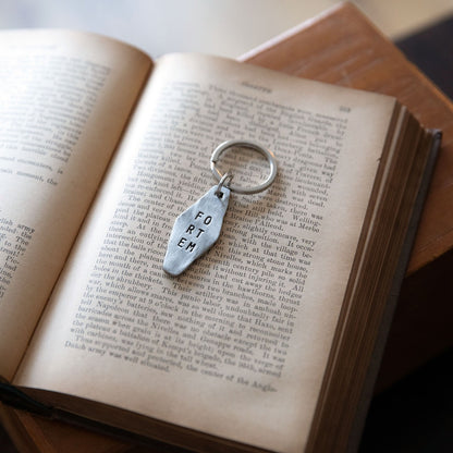 Fortem Identity Tag Key Ring (Pewter)