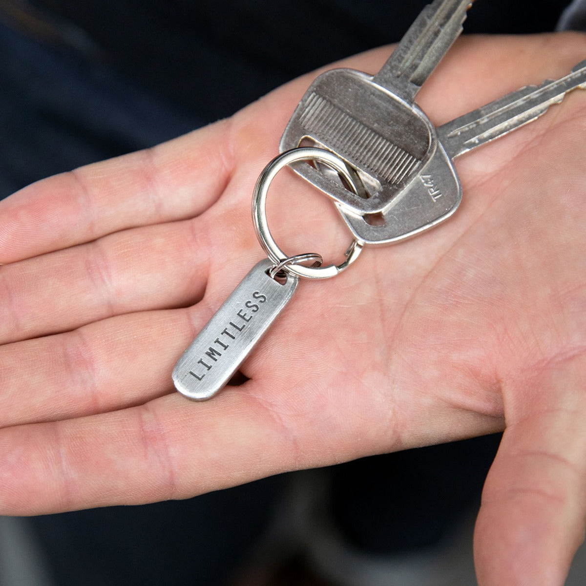 Limitless Standard Key Ring (Pewter)