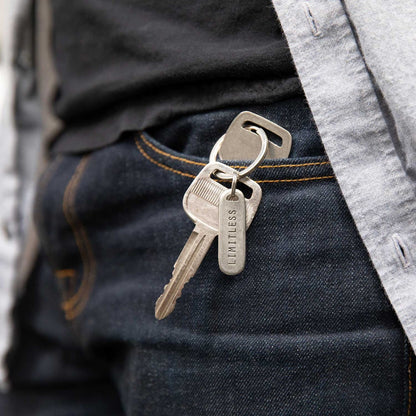 Limitless Standard Key Ring (Pewter)