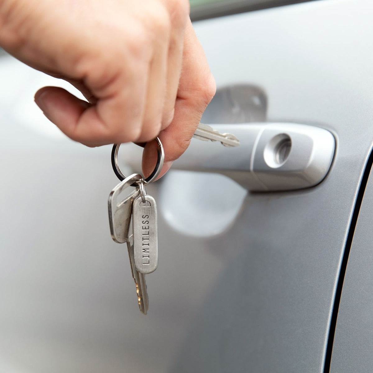 Limitless Standard Key Ring (Pewter)