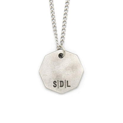 Forge a Path Hex Tag Necklace (Pewter)