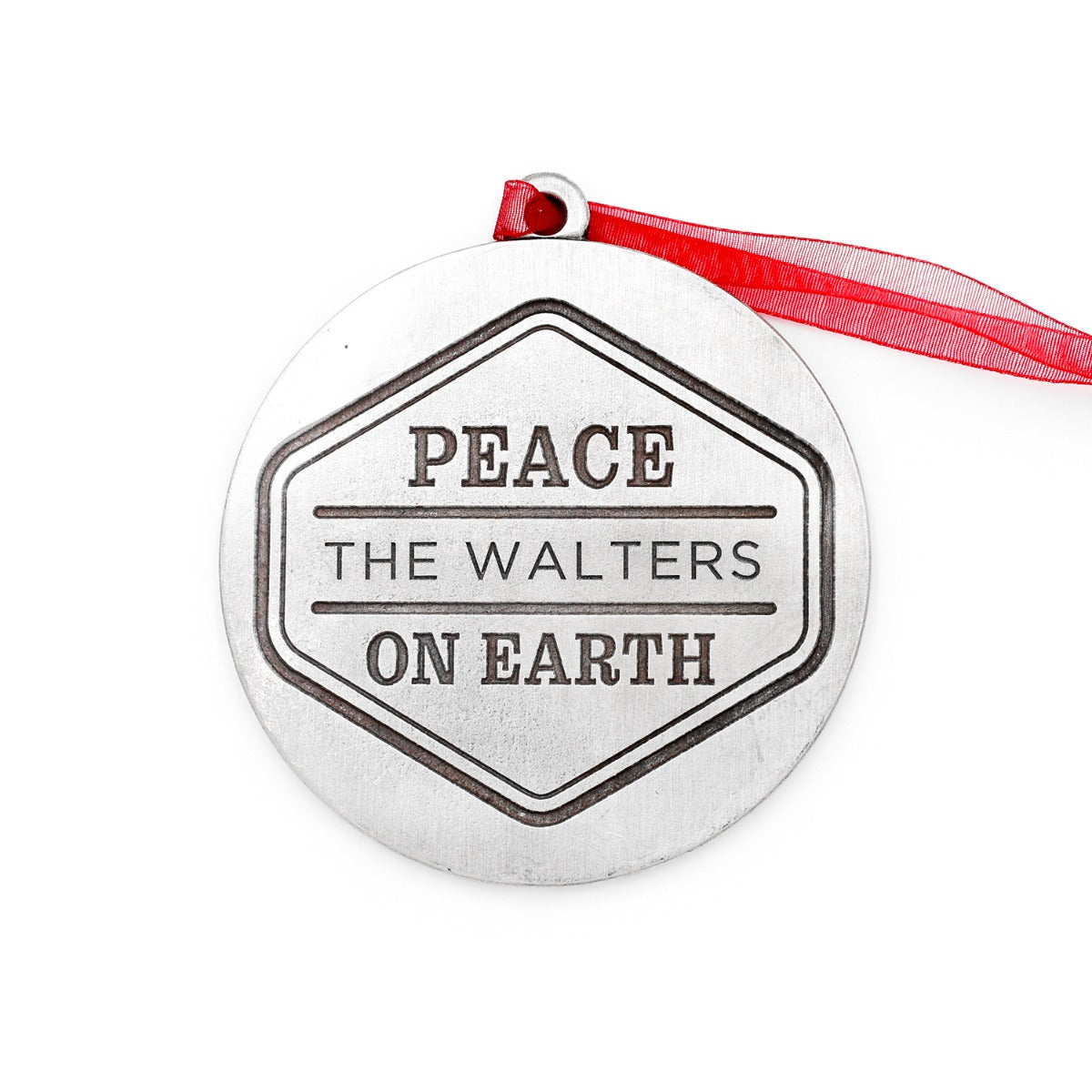 Peace on Earth Ornament (Pewter) - Lisa Leonard Designs