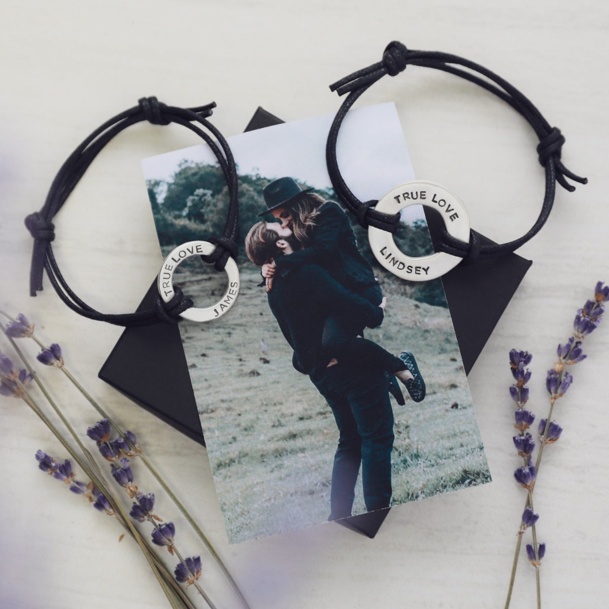 Lasting Bond Bracelet Set (Black)