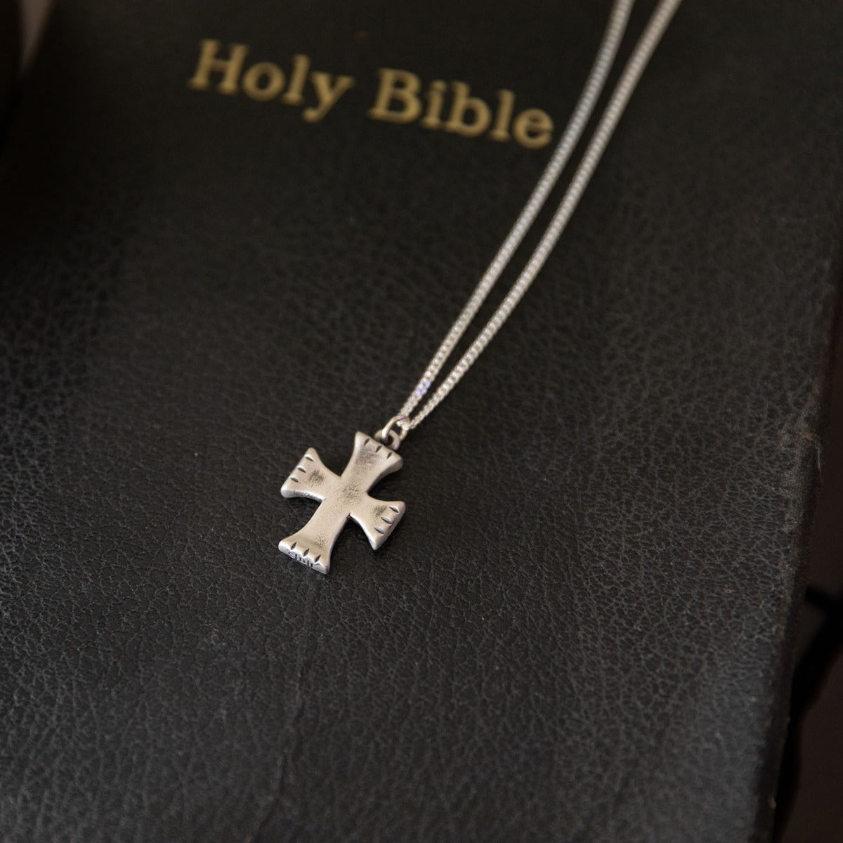 Completeness Cross Necklace (Antiqued Sterling Silver)