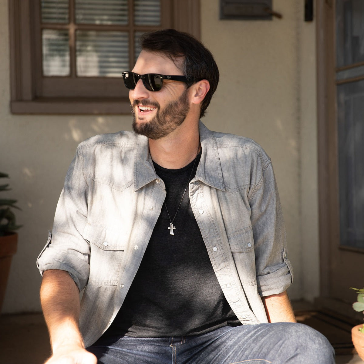 Accord Cross Necklace (Sterling Silver)