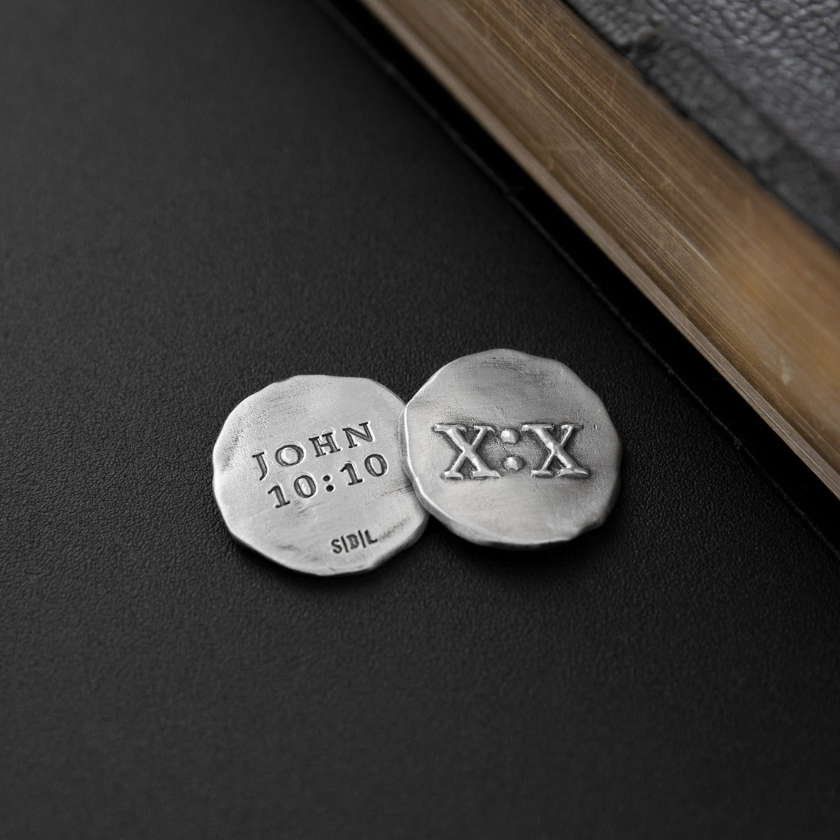 John 10:10 Pocket Token (Sterling Silver)