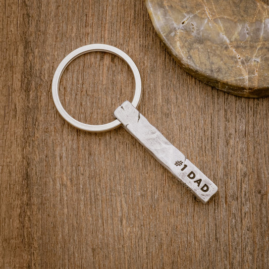 Endurance Key Ring - 1 Side (Sterling Silver)