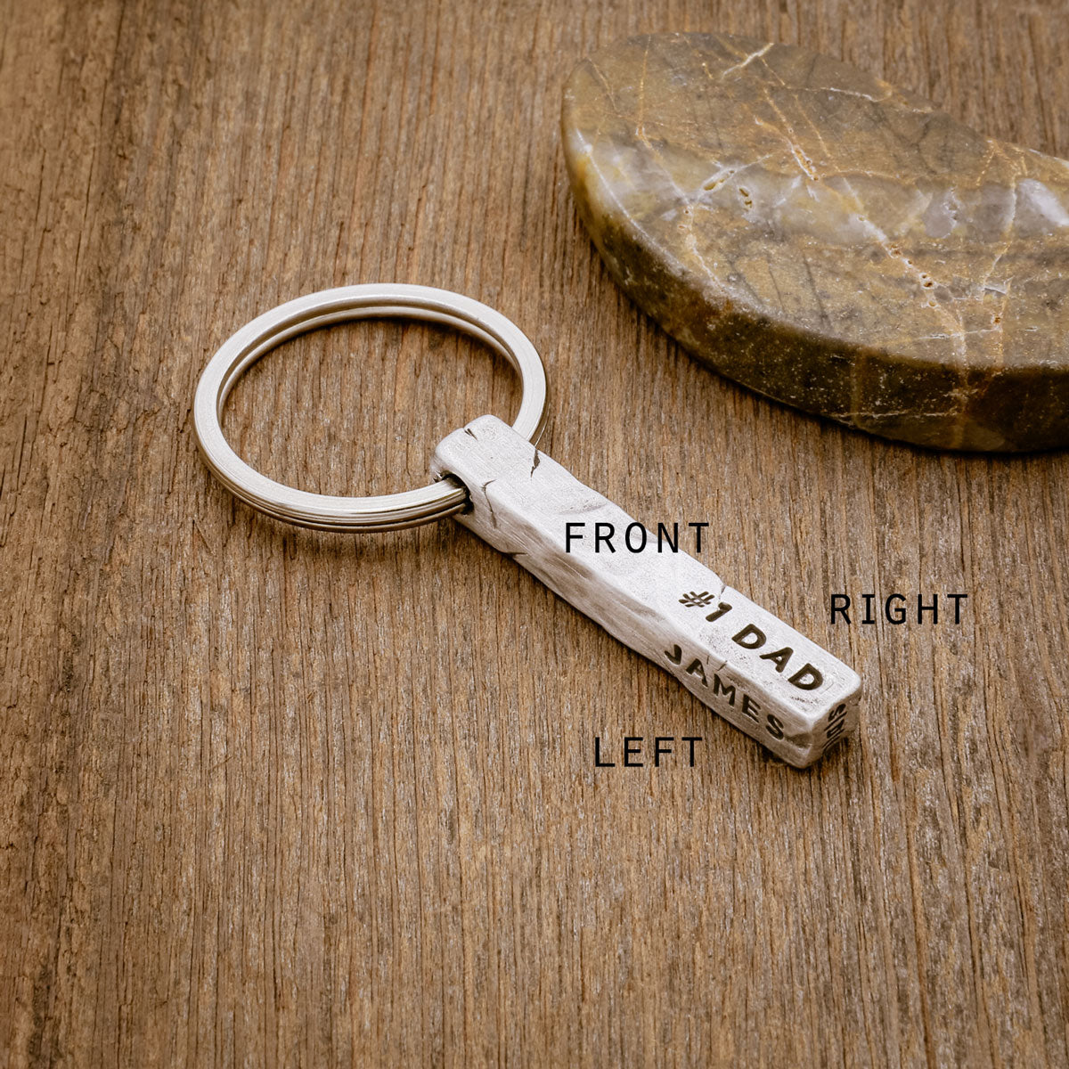 Endurance Key Ring - 3 Sides (Sterling Silver)