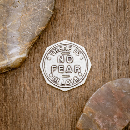 No Fear in Love Pocket Coin (Sterling Silver)