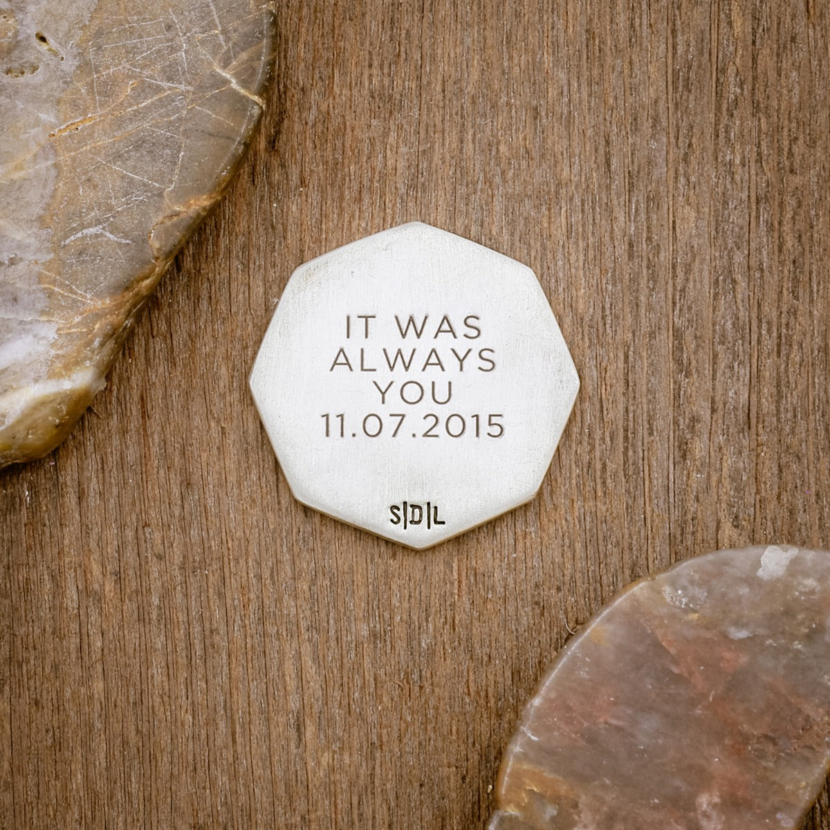 No Fear in Love Pocket Coin (Sterling Silver)