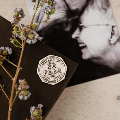 No Fear in Love Pocket Coin (Sterling Silver)